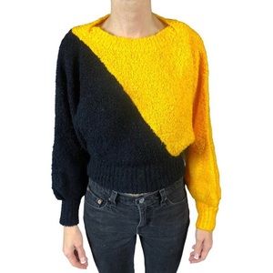 VINTAGE Black/Yellow Sweater
